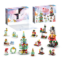 ChristmasBlocks: Jul Adventskalender Bygg Klossar Set 