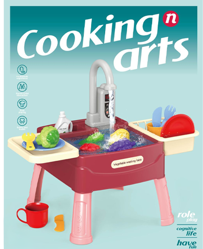 Kletshuts™ KitchenToy: Interaktiv Barn Kök Lek Leksak Set 
