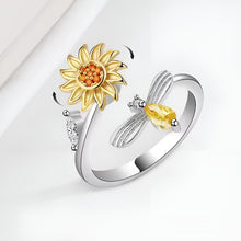 Jewelance™ Solrosring 1+1 GRATIS: Elegant Justerbar Roterande Solrosring