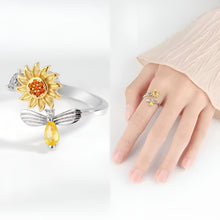 Jewelance™ Solrosring 1+1 GRATIS: Elegant Justerbar Roterande Solrosring