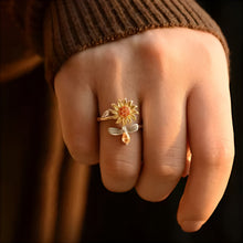 Jewelance™ Solrosring 1+1 GRATIS: Elegant Justerbar Roterande Solrosring