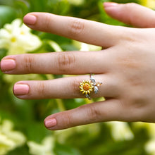 Jewelance™ Solrosring 1+1 GRATIS: Elegant Justerbar Roterande Solrosring