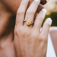 Jewelance™ Solrosring 1+1 GRATIS: Elegant Justerbar Roterande Solrosring