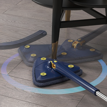 Cleaner Pro° TriangleMop: Long Handtag Justerbar Triangel 360 Rengöring Mopp 
