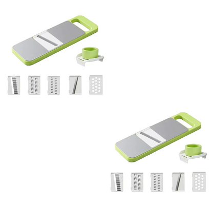 Globetrek° VeggieCutter: 5-In-1 Säker Kök Skärare Grönsaks Skärare Set