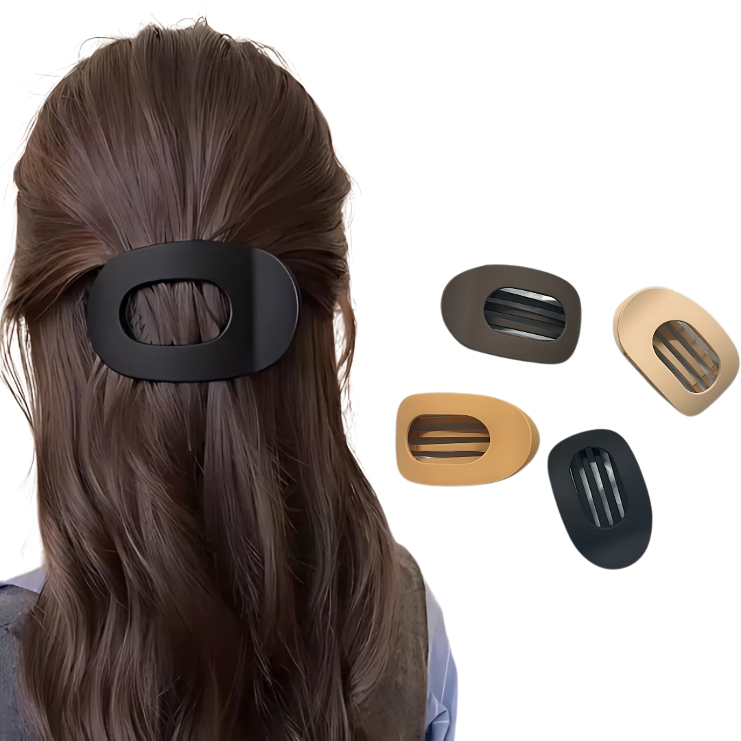 FlatClip: Bekväm Nmal Platt Hårklämma For Kvinnor 