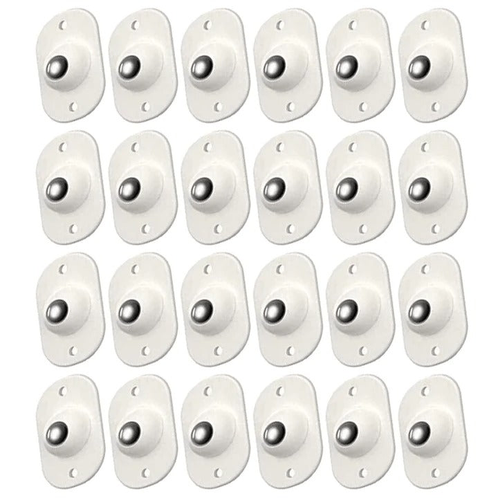 FurnitureWheels - Självhäftande 360° Roterande Möbler Hjul