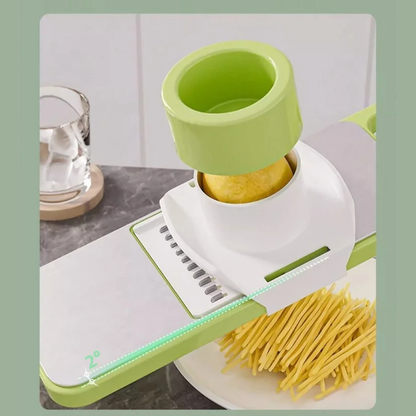 Globetrek° VeggieCutter: 5-In-1 Säker Kök Skärare Grönsaks Skärare Set