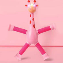 Kletshuts™ StretchyGiraff: Teleskopisk Stretchy Giraff Leksak Med Sugkopp