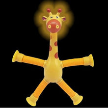Kletshuts™ StretchyGiraff: Teleskopisk Stretchy Giraff Leksak Med Sugkopp