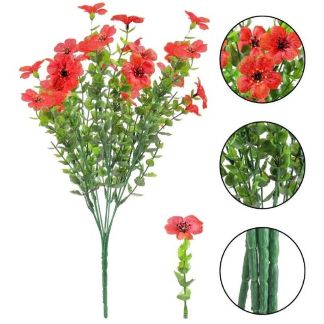 Globetrek° ArtificialFlowers 1+1 GRATIS: Utomhus- och Inomhus Konstgjorda Blomväxter