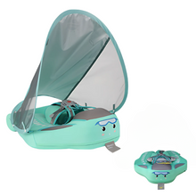 Kletshuts™ BabyFloat: Babypoolflotta Med Inbyggt Solskydd 