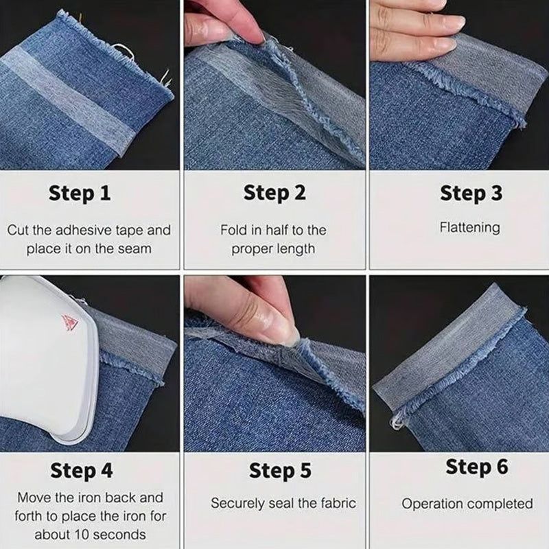 FabricTape 1+1 GRATIS - Multifunktionell DIY-Tejp För Tyg, Dubbelsidig