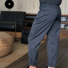 Icone™ ClassyPants: Klassisk Rak Passform Hög Midja Dambyxor 